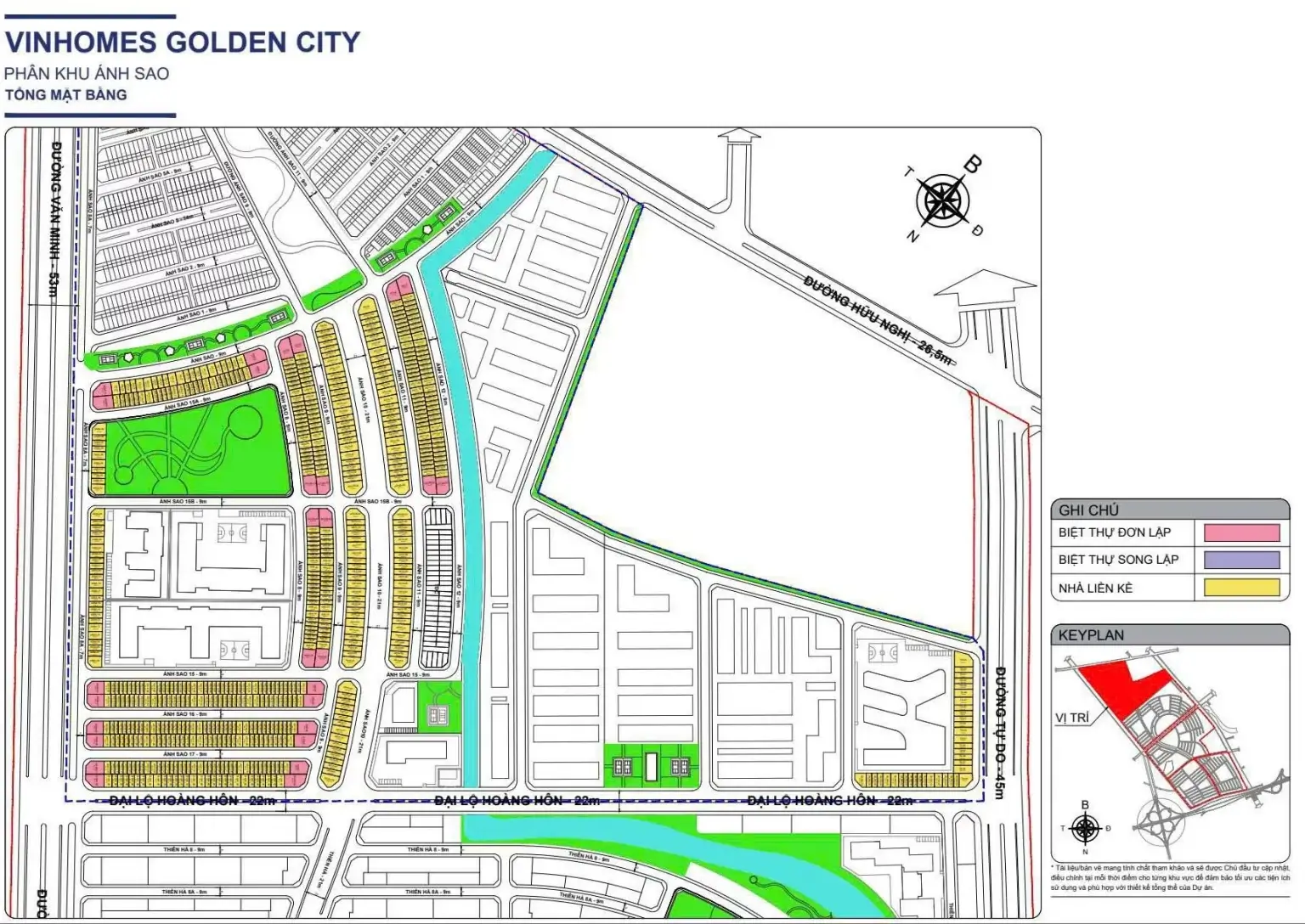 Mặt bằng 6 tổng mặt bằng phân khu ánh sao vinhomes golden city