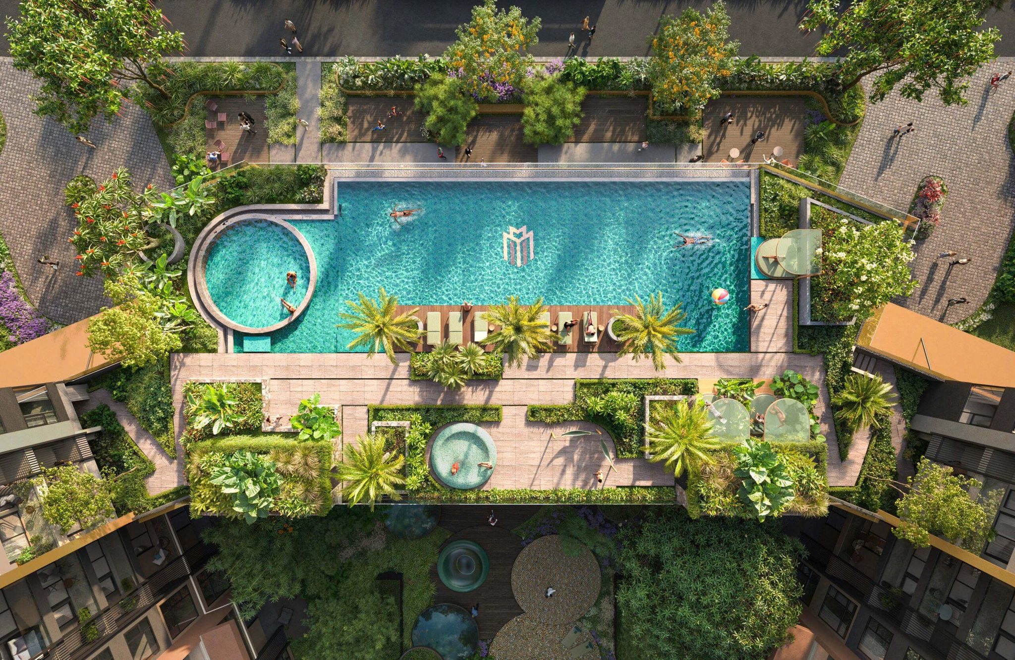 Masteri Park Place: Tâm điểm Sống Sang tại The Global City 4 bể bơi